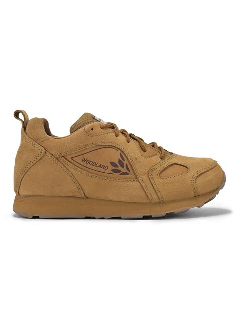 Buy WOODLAND Mens Camel Tan Casual Sneakers Online
