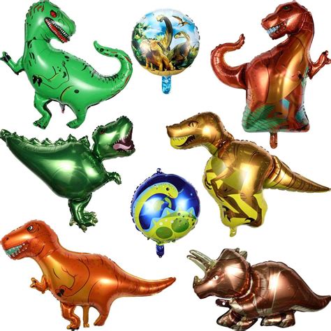 Buy Party Propz Dinosaur Foil Balloons-Huge 8 Pcs|Jungle Theme ...