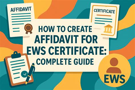 How to Create Affidavit for EWS Certificate: Complete Guide