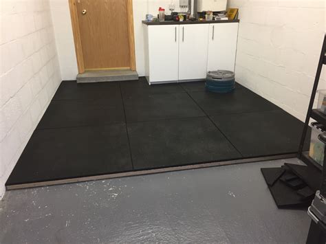 My single-garage gym flooring installation: 4 steps - Peck me out