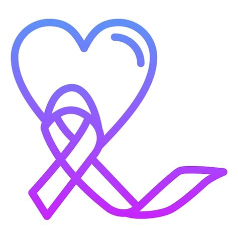 Cancer symbol vector icon illustration of chemotherapy iconset ...