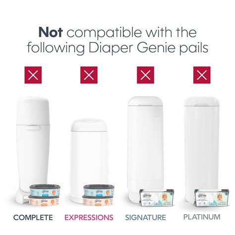 Jumbo Square Pail Refill (Holds 810 Diapers) - Diaper Genie – diapergenie
