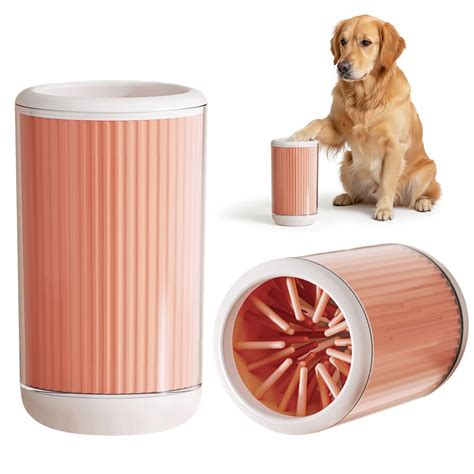 Qpets Dog Paw Cleaning Cup with Soft TPR Bristles