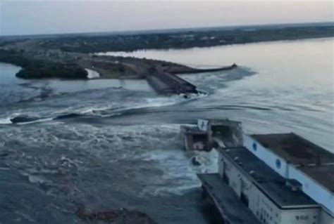 乌克兰水电站大坝突然被炸后，各方势力表态了_腾讯新闻