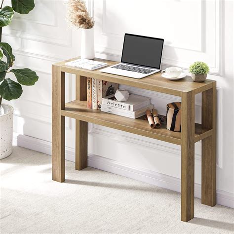 Buy Modern Farmhouse Narrow Console Table - SICOTAS Rustic Entryway ...