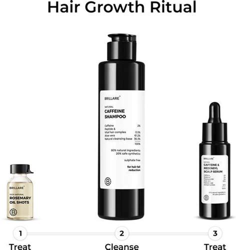 BRILLARE 20% Rosemary Oil Shots with 10% Olive Oil | Boosts Growth in 4 ...