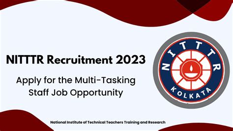 NITTTR Recruitment 2023 | Apply for the Multi-Tasking Staff Job ...