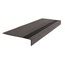 FLEXCO Rubber Stair Tread Radial Square Nose with Grit Strip #575 48"x ...