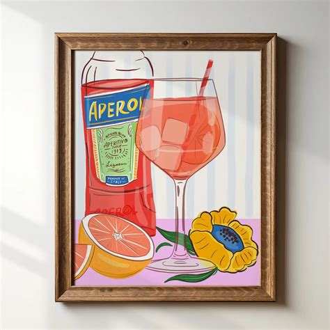 Aperol Spritz Art Print – Fiori and Fern
