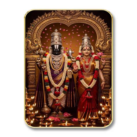 SAF Divine Lord Venkateswara Lakshmi Wall Art with Table Top Stand ...
