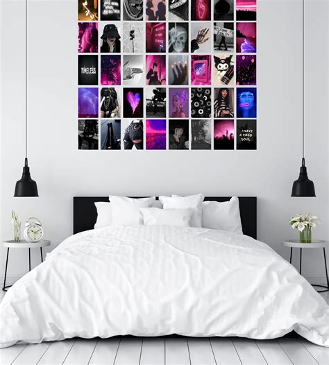 Jack Meets Kate Emo Room Decor for Teen Girls, Photo Wall Collage Kit ...
