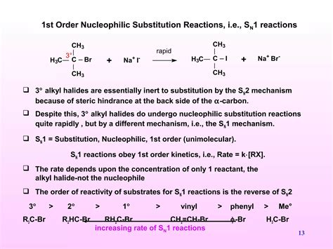 Alkyl halides sn and e reactions | PPT - rate of nucleophilic substitution reaction depends on