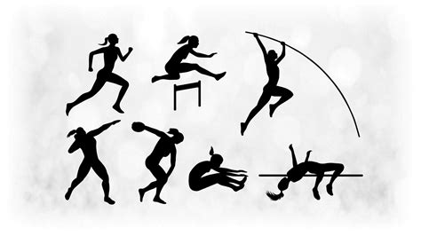 Womens Track And Field Clipart
