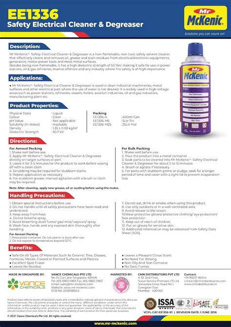 Mr Mckenic Safety Electrical Cleaner & Degreaser : Amazon.in: Health ...