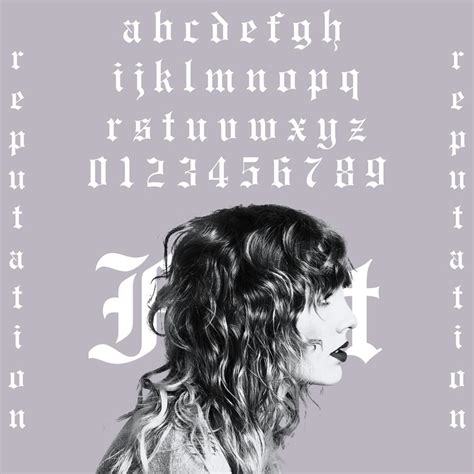 Taylor Swift - Reputation font (READ) by bunny-425 on DeviantArt