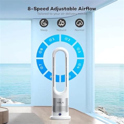 XWLAI Bladeless Tower Fan for Bedroom, 26Inch Oscillating India | Ubuy