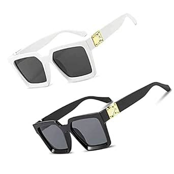 Buy Tekzie Men & Women Retro Driving Rectangular Fashion Sunglasses UV ...