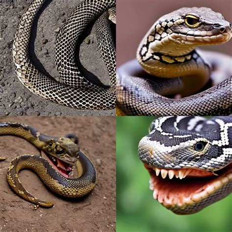 a snake eating itself | Stable Diffusion