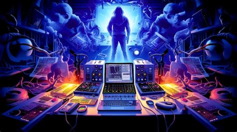 Image result for Man with Computer with Sound System