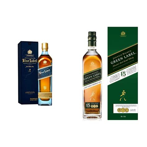 Buy Johnnie Walker Blue Label Blended Scotch Whisky 20cl & Johnnie ...