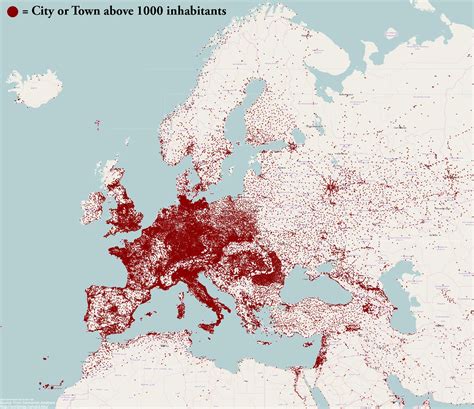 Europe Map With Cities