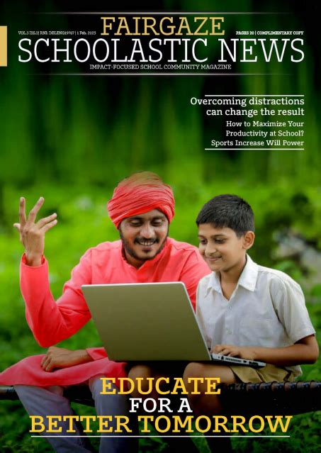 Schoolastic News Magazine | School E-Magazine | FairGaze