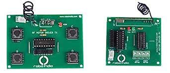 Wireless RF Motor Driver RF 434MHz for Robot control : Amazon.in ...
