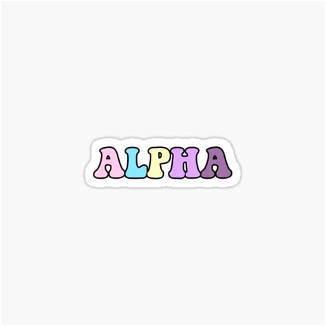 Alpha Sign Sticker 的图像结果