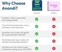 Anandi Organic Biodegradable pads with Disposal pouch COMBO Sanitary ...