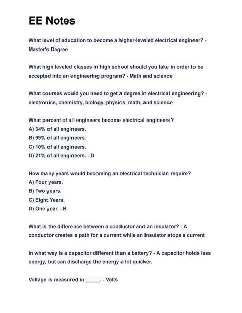 Electrical engine Part35 - EE Notes What level of education to become a ...
