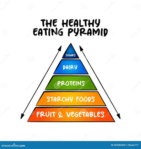 The Healthy Eating Pyramid is Divided into Layers of Differing Sizes ...