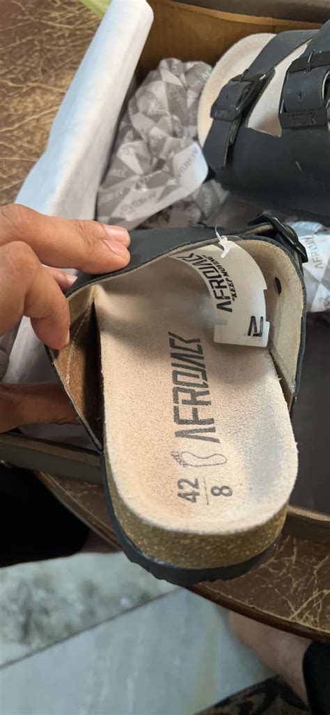 AFROJACK Men's Original Leather Sandals s840 (Black, 6) : Amazon.in ...