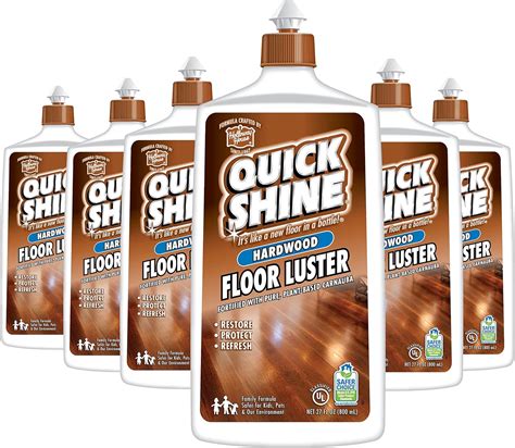 Amazon.com: Quick Shine Hardwood Floor Luster 27oz, 6Pk Plant-Based ...