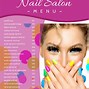 Image result for Nail Salon Menu Template