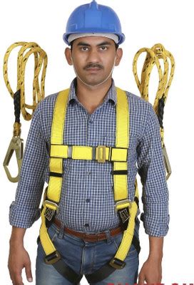 Karam Safety Harness with 2Chest Attachments& 2M Double Lanyard With ...