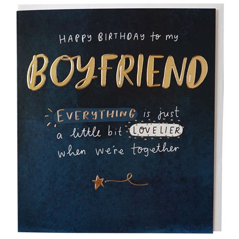 Boyfriend Birthday Card | The Happy Newspaper