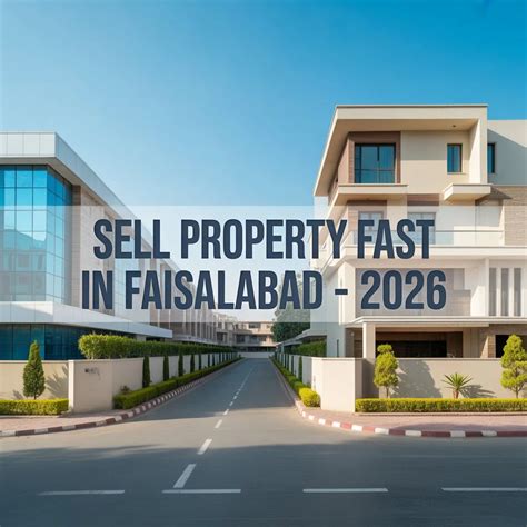 How to Sell Your Property Fast in Faisalabad: 2026 Strategies - ArzaayPak.com - Your Real Estate ... - population of faisalabad 2026
