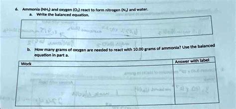Image result for NH3 O2 NO H2O Balanced