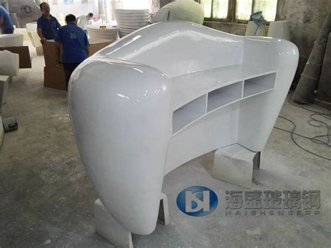 玻璃钢弧型前台定制 - 深圳市海盛玻璃钢有限公司