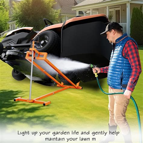POOTUIPAT lawn mower jack,Upgraded lawn mower lift That can India | Ubuy