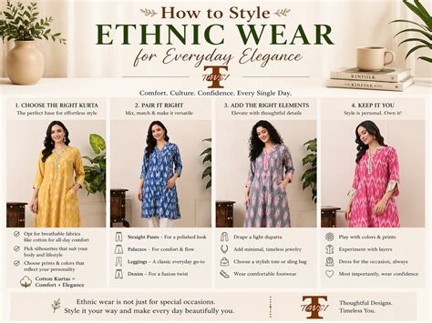How to Style Ethnic Wear for Everyday Elegance | Women’s Cotton Kurta ...