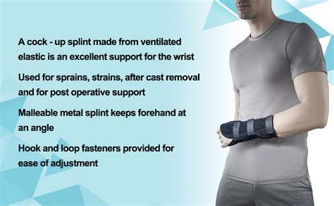 Buy Vissco Cock Up Splint With Firm Support |Wrist Support For Colle's ...
