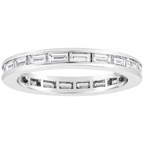 Roman Malakov Alternating Princess Cut and Baguette Diamond Eternity ...