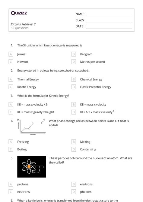 50+ circuits worksheets on Quizizz | Free & Printable