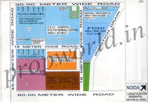 Flats in Noida Expressway, Noida Residential Sector Maps