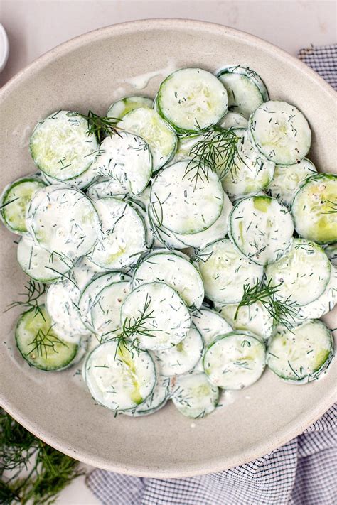 Cucumber Dill Salad - Recipe Ocean