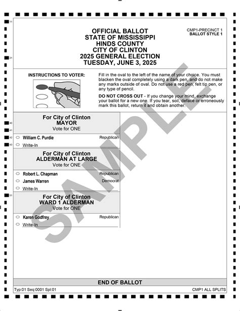 Tennessee Election Results November 2025 Pennsylvania Ballot Sample