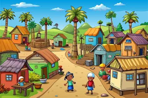 Poor Area Cartoon 的图像结果