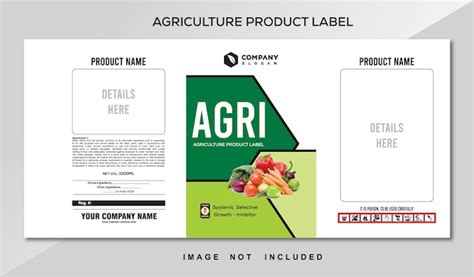 Agriculture product label for agri products eps | Premium Vector