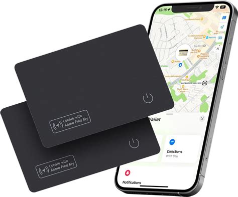 Reyke Slim Wallet Tracker Card, Tracker Tag Works with Apple Find My ...